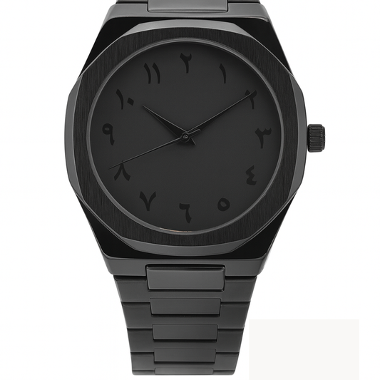 Black Aura – Stainless Steel Analog Watch
