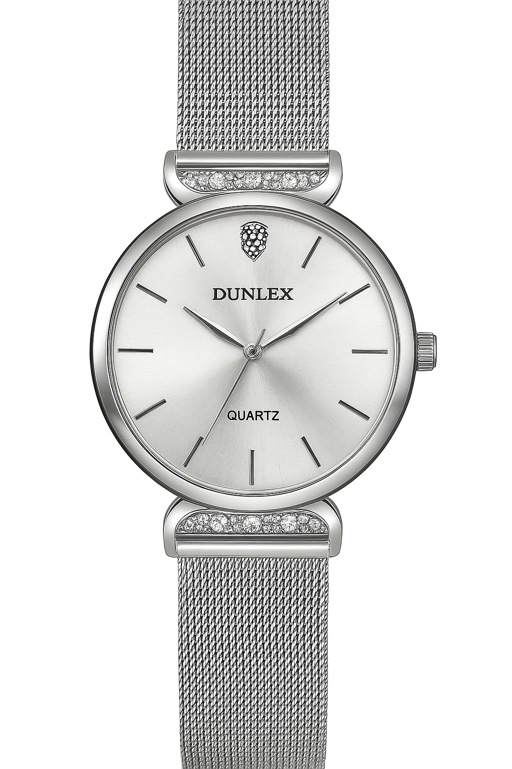 Duriex Women’s Quartz Watch – Silver Mesh Strap & Elegant Dial