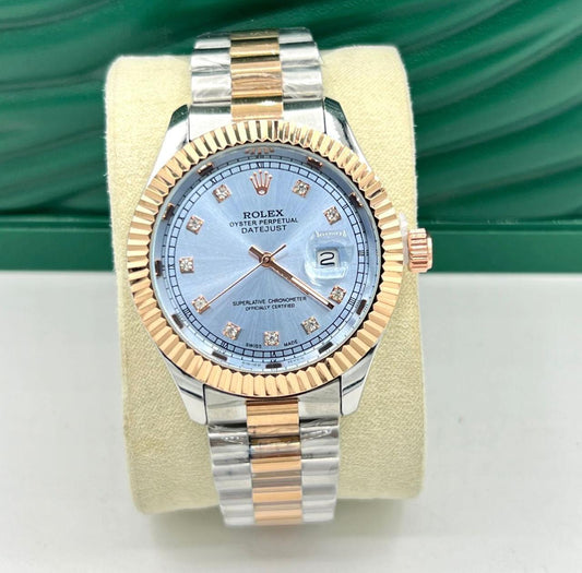Rolex Two-Tone White Dial Datejust – Gents Chain Watch (Working Date Feature)