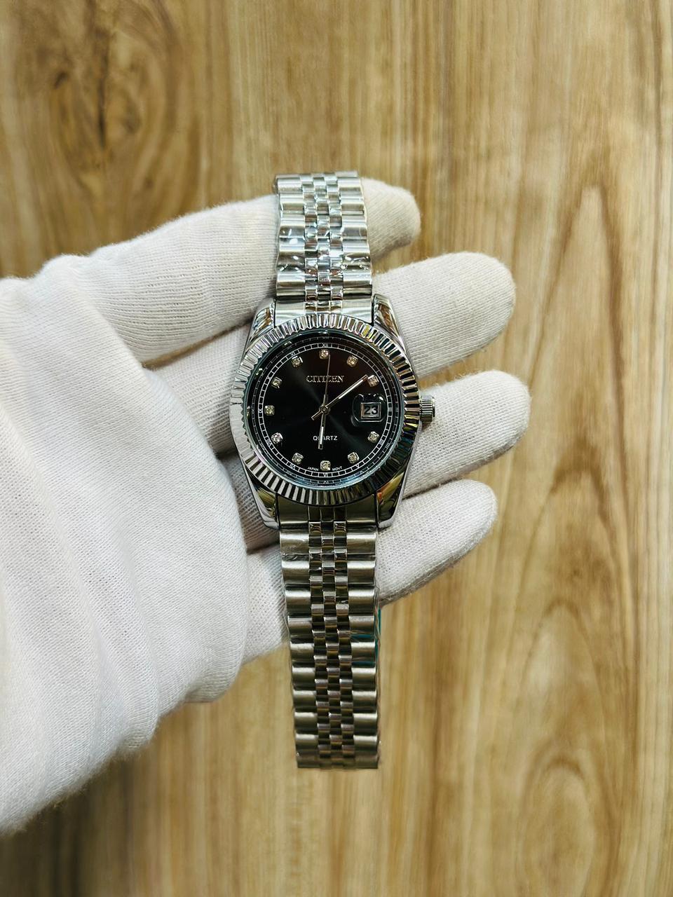 Rolex Two-Tone Black Dial Datejust – Gents Chain Watch (Working Date Feature)