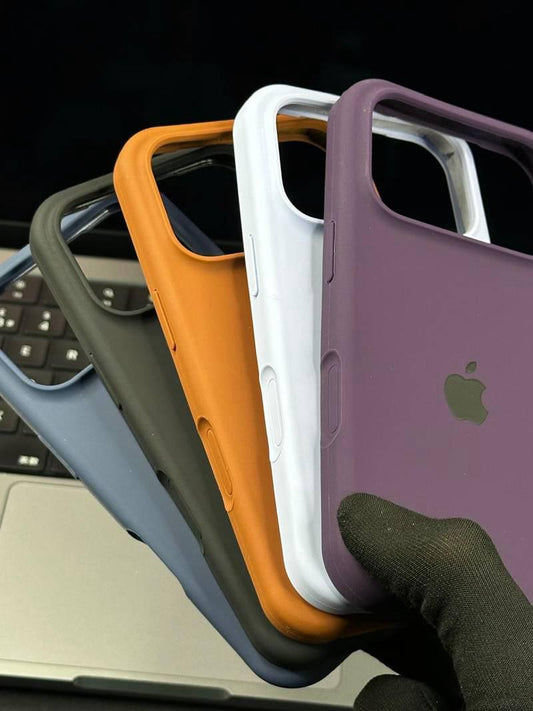 iPhone 12 to iPhone 17 Pro Max Silicone Back Case – Premium Soft Cover